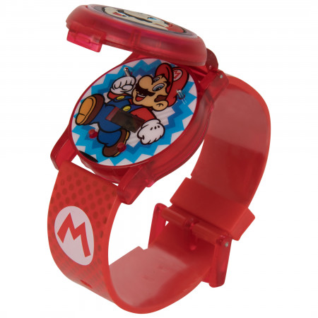 Super Mario Bros. LCD Watch with Rubber Straps